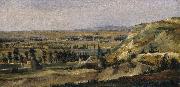 Theodore Rousseau Panoramic Landscape France oil painting artist